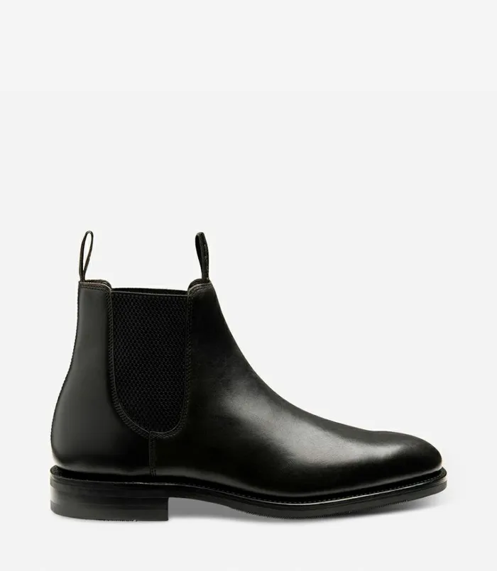 Men Emsworth Black Loake Boots