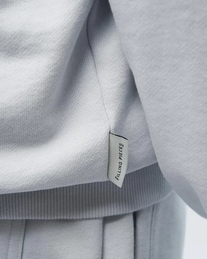Men Filling Pieces Hoodies and Sweatshirts Core Hoodie Arctic Ice White