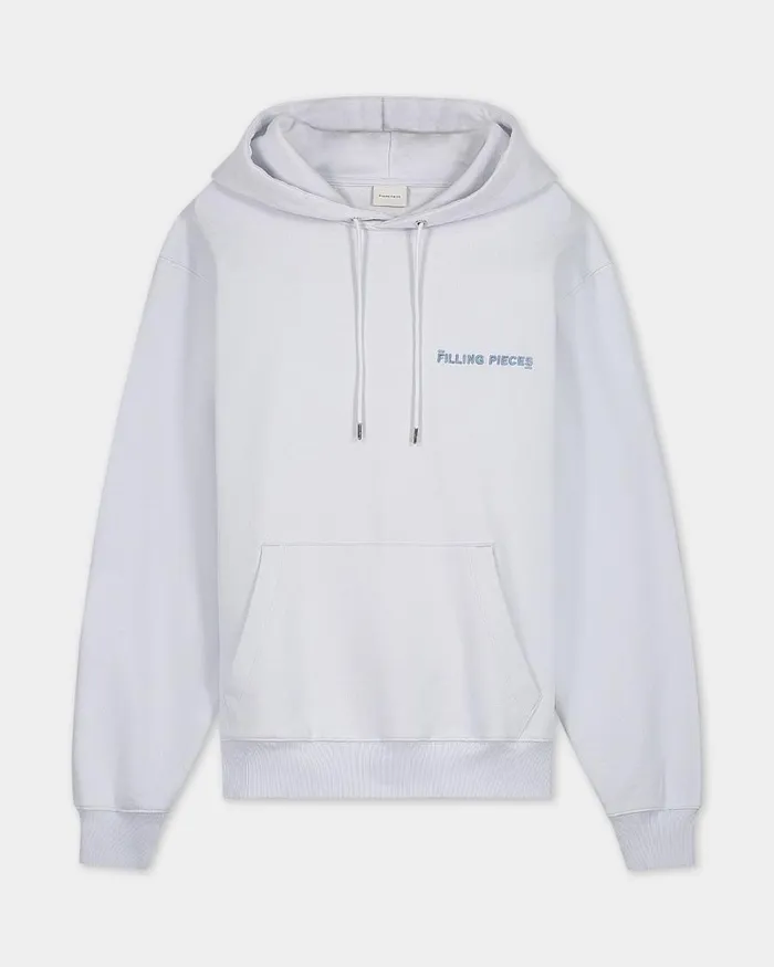 Men Filling Pieces Hoodies and Sweatshirts Core Hoodie Arctic Ice White