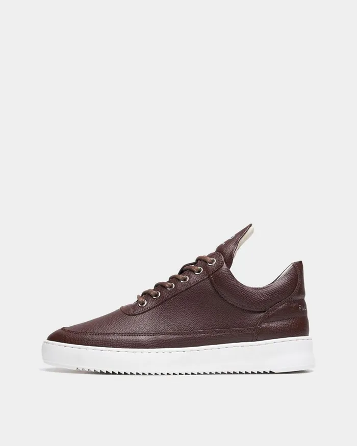 Men Filling Pieces Sneakers Low Top Crumbs Dark Brown