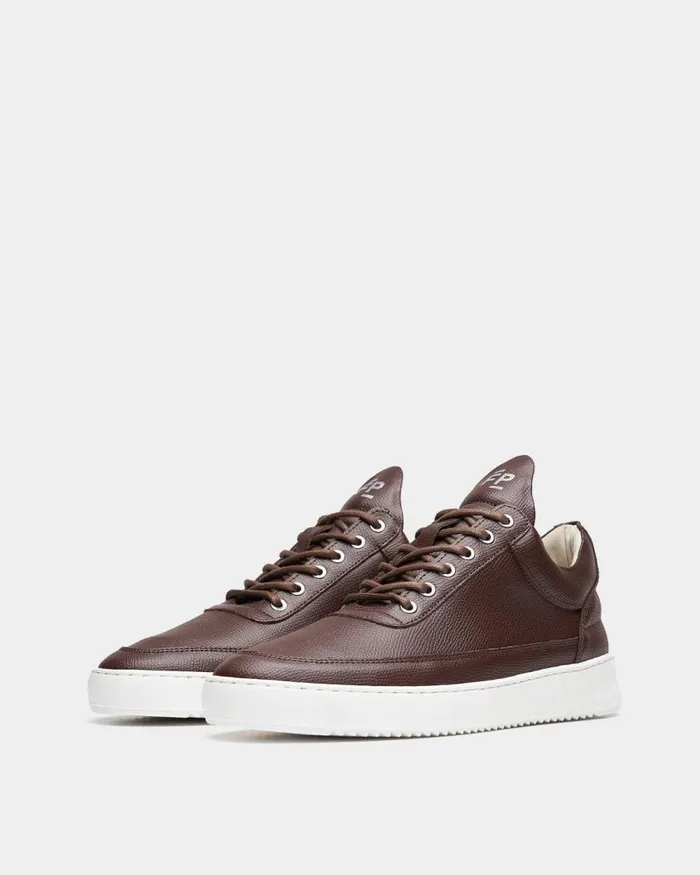 Men Filling Pieces Sneakers Low Top Crumbs Dark Brown