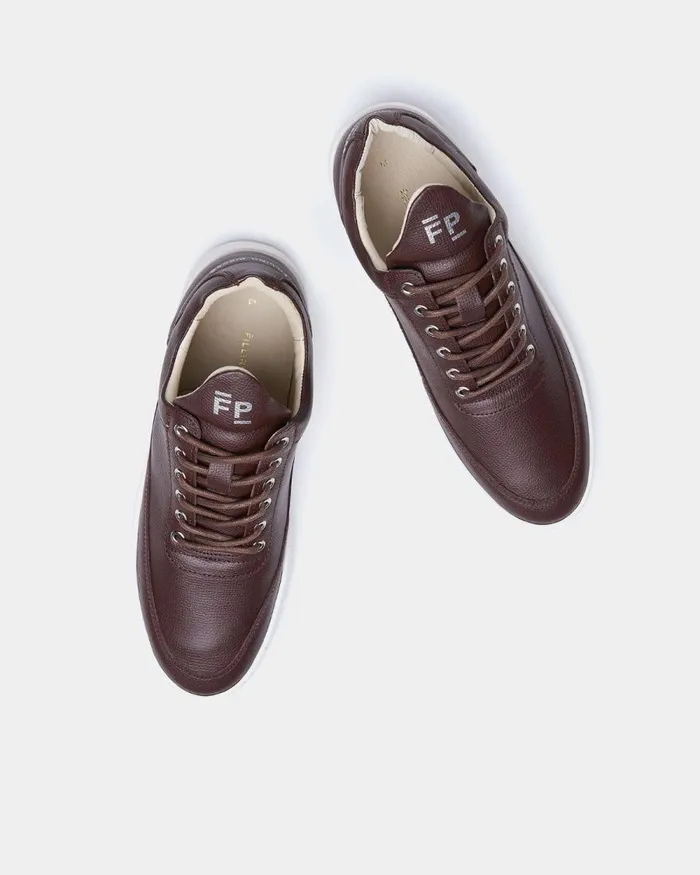 Men Filling Pieces Sneakers Low Top Crumbs Dark Brown