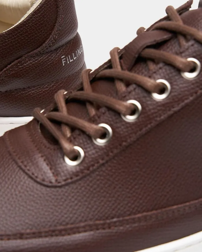 Men Filling Pieces Sneakers Low Top Crumbs Dark Brown