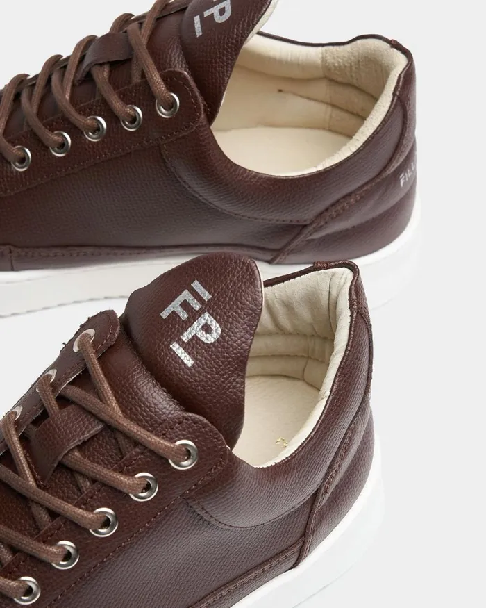 Men Filling Pieces Sneakers Low Top Crumbs Dark Brown