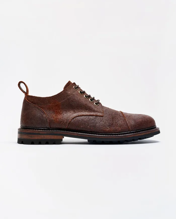 Men Footwear Billy Reid Oak Street X Billy Reid CapToe Trench Oxford Chocolate