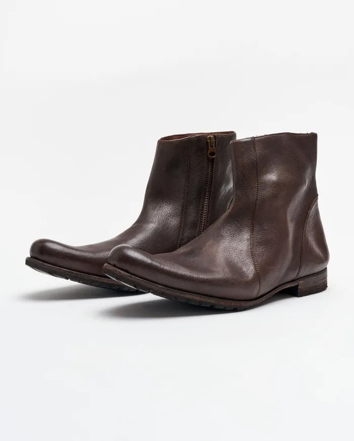 Men Footwear Billy Reid Paglia Moto Boot Blackdark Brown