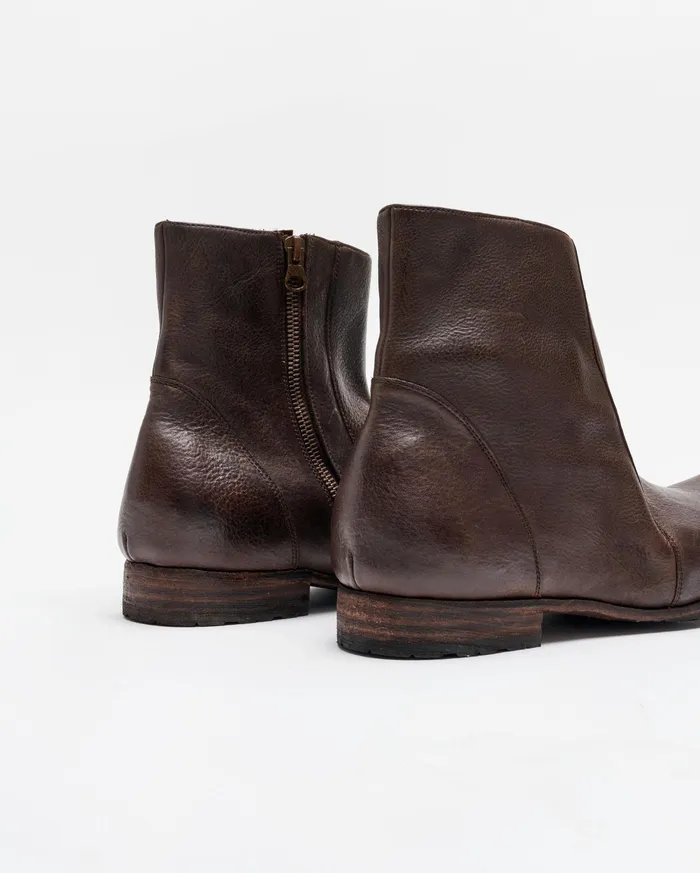 Men Footwear Billy Reid Paglia Moto Boot Blackdark Brown