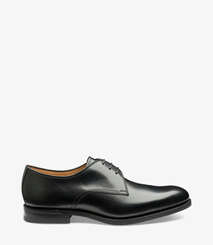 Men Gable Black Loake Plain Ties