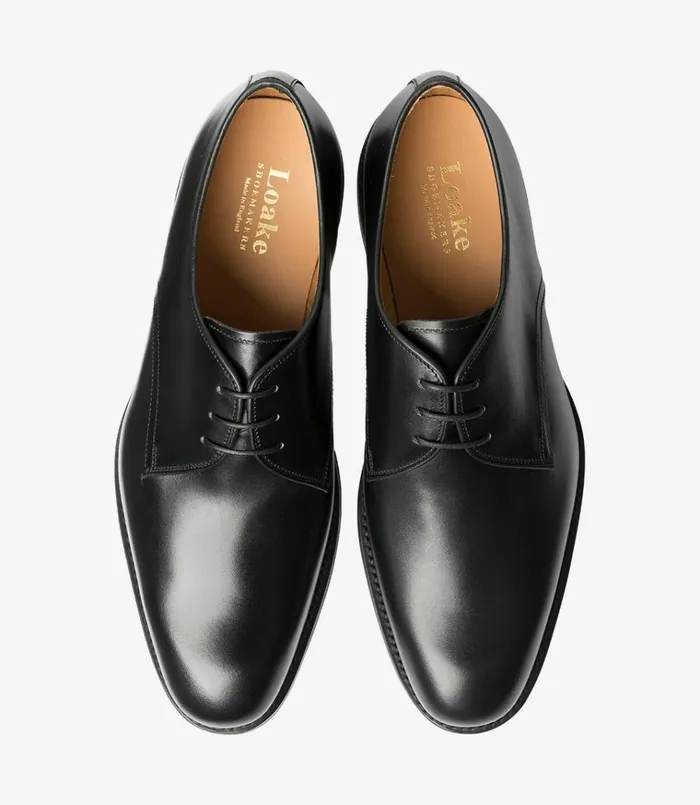 Men Gable Black Loake Plain Ties Men Gable Black Loake Plain Ties