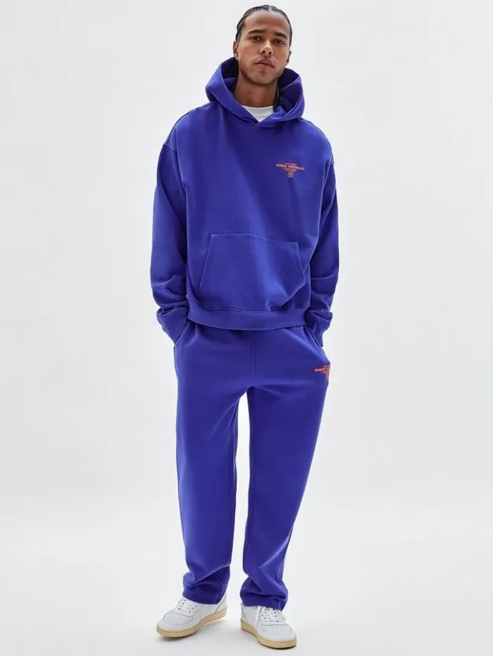 Men GUESS Hoodies and Sweaters GUESS Originals Hoodie Hybrid Blue