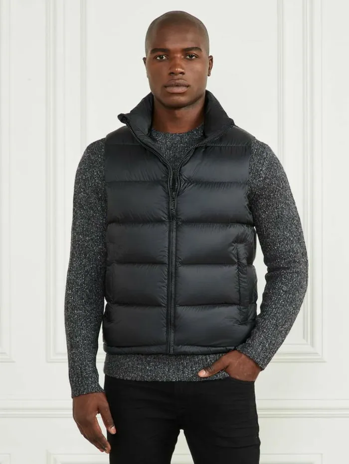 Men GUESS Jackets and Coats Down Puffer Vest Bleu lgant