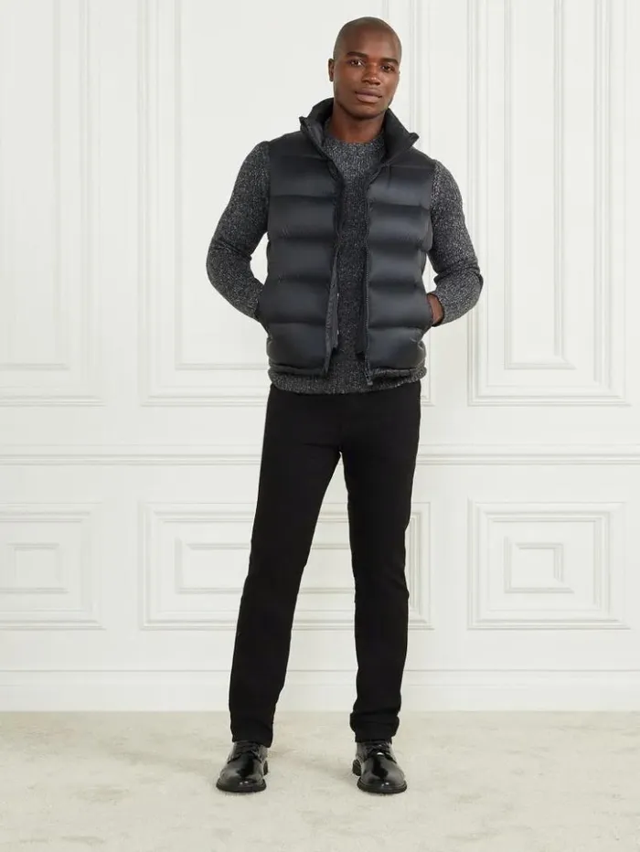 Men GUESS Jackets and Coats Down Puffer Vest Bleu lgant