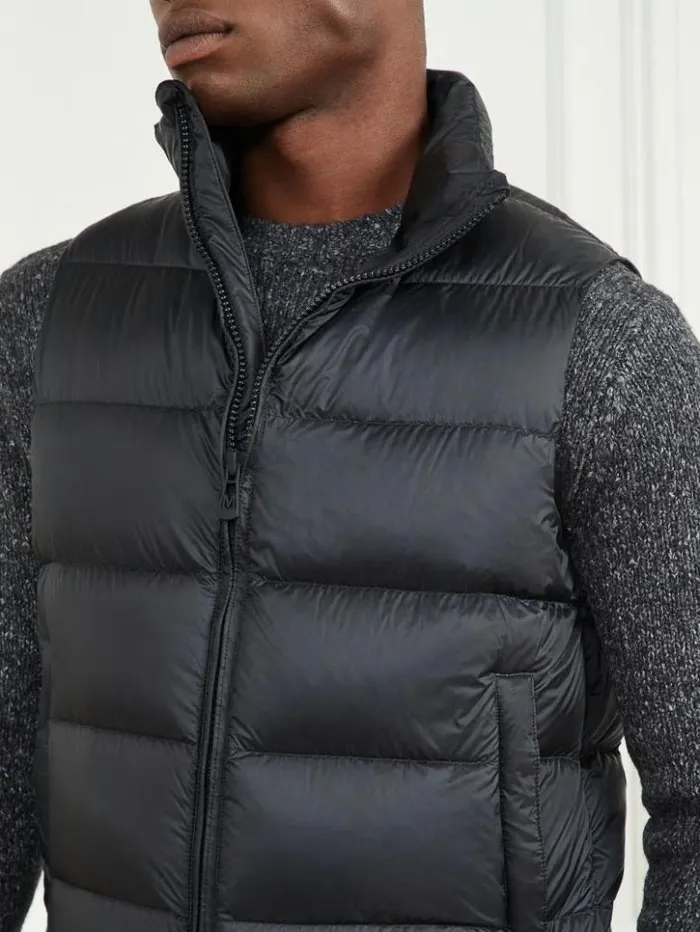 Men GUESS Jackets and Coats Down Puffer Vest Bleu lgant