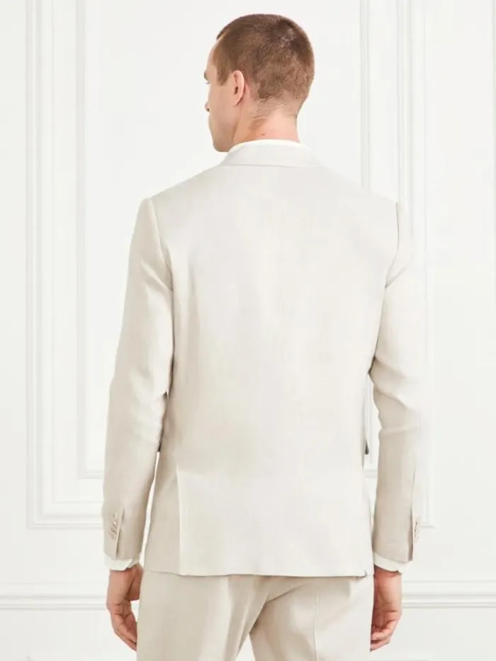 Men GUESS Jackets and Coats Eco George Notched Blazer Stonesand Yd
