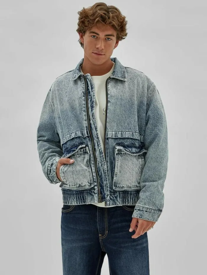 Men GUESS Jackets and Coats GUESS Originals Vintage Denim Jacket Originals Vintage Acid Wa Men GUESS Jackets and Coats GUESS Originals Vintage Denim Jacket Originals Vintage Acid Wa