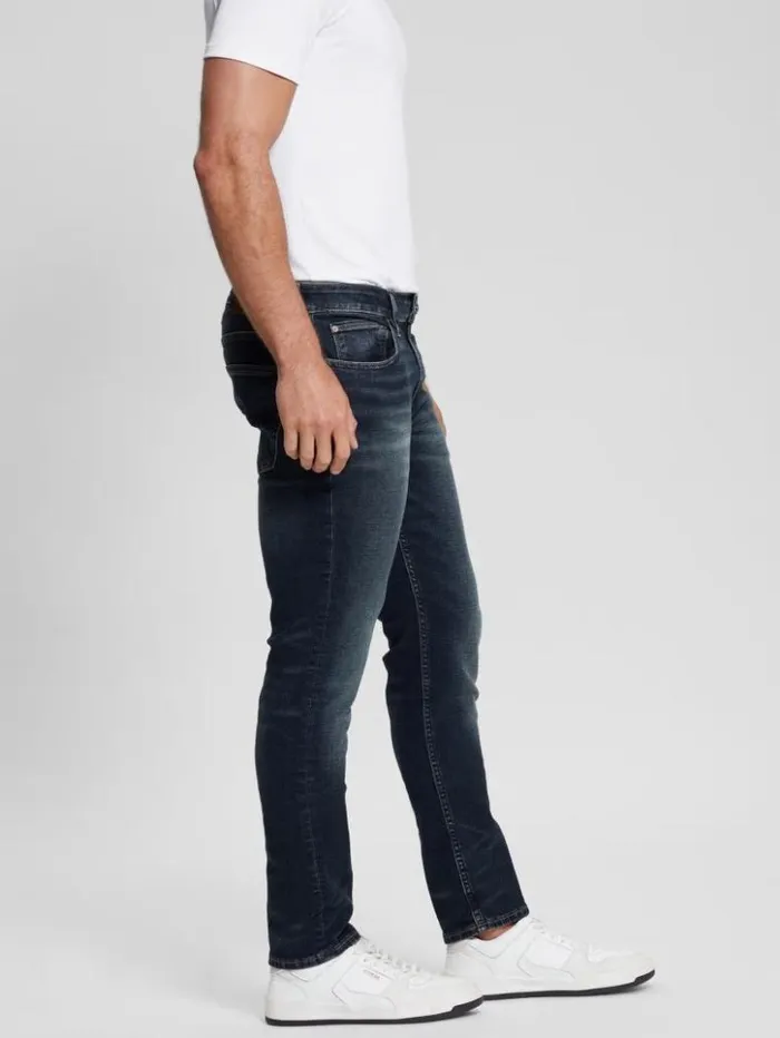 Men GUESS Jeans and Denim Eco Dark Slim Tapered Denim Jeans Palisades 2