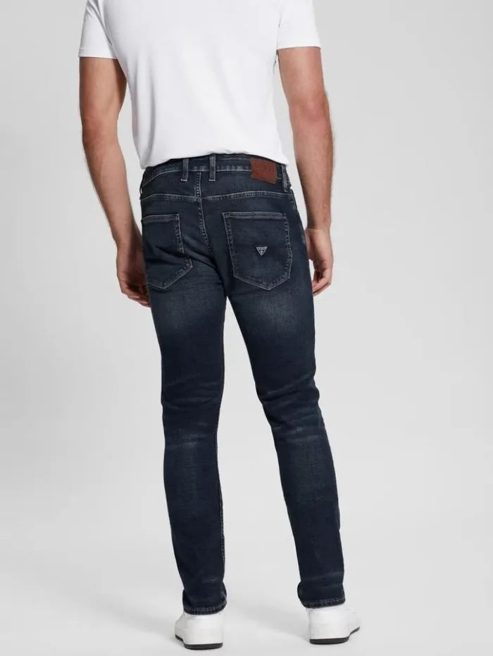Men GUESS Jeans and Denim Eco Dark Slim Tapered Denim Jeans Palisades 2