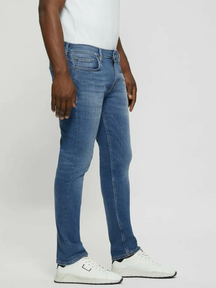 Men GUESS Jeans and Denim Eco LowRise Slim Straight Jeans Brasco