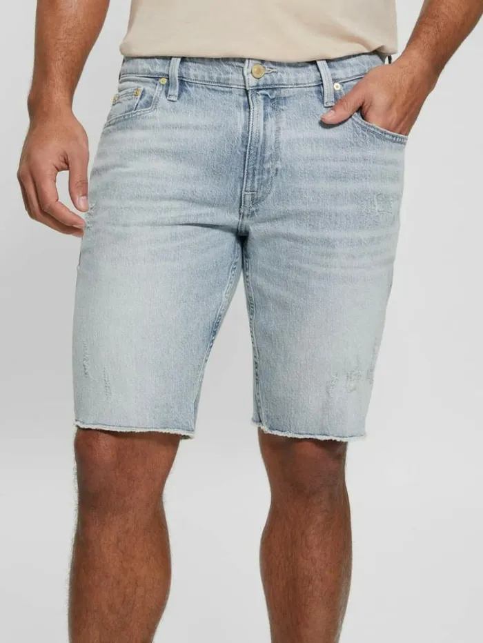 Men GUESS Jeans and Denim Eco Regular Shorts Daytona