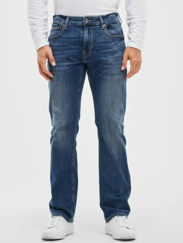 Men GUESS Jeans and Denim Eco Regular Straight Jeans Delta Wash