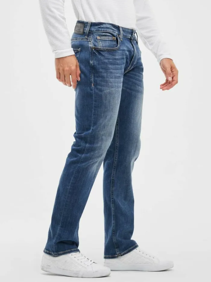 Men GUESS Jeans and Denim Eco Regular Straight Jeans Delta Wash