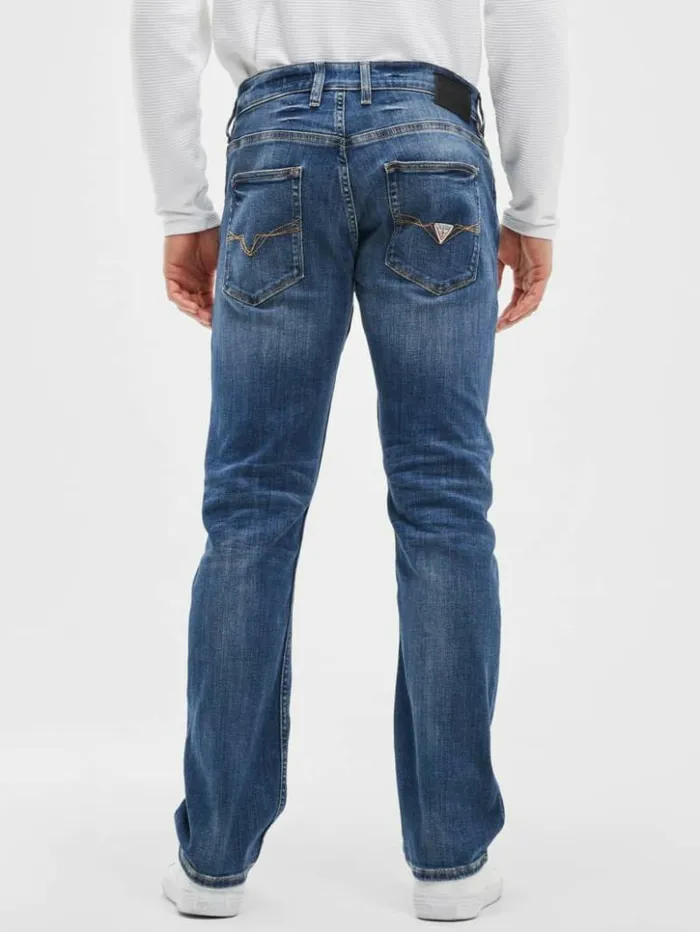 Men GUESS Jeans and Denim Eco Regular Straight Jeans Delta Wash