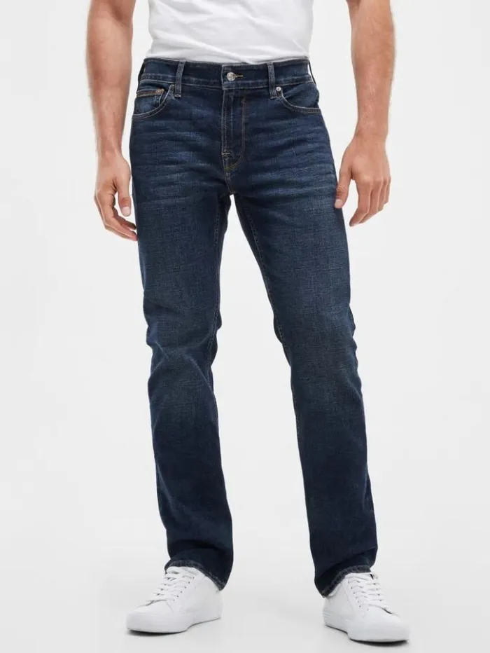 Men GUESS Jeans and Denim Eco Straight Jeans Blgu
