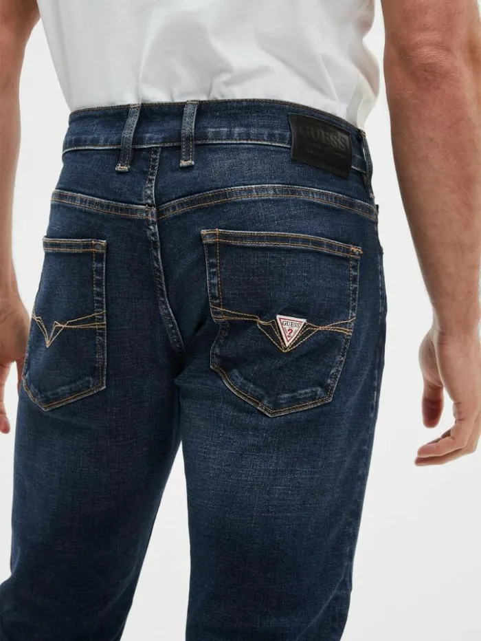 Men GUESS Jeans and Denim Eco Straight Jeans Blgu