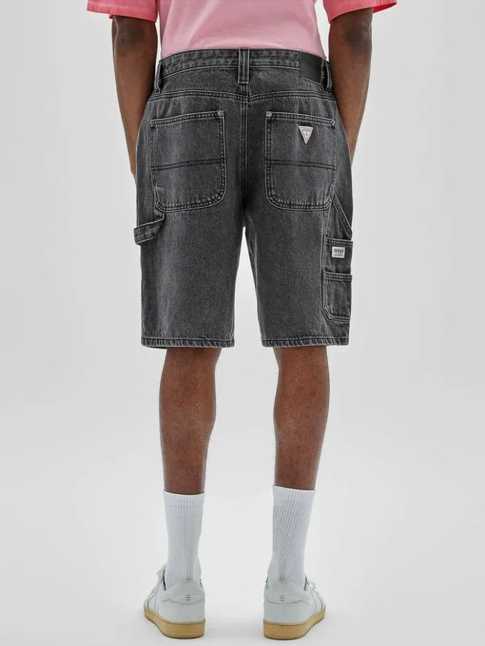 Men GUESS Jeans and Denim GUESS Originals Kit Carpenter Shorts Go Washed Grey Men GUESS Jeans and Denim GUESS Originals Kit Carpenter Shorts Go Washed Grey