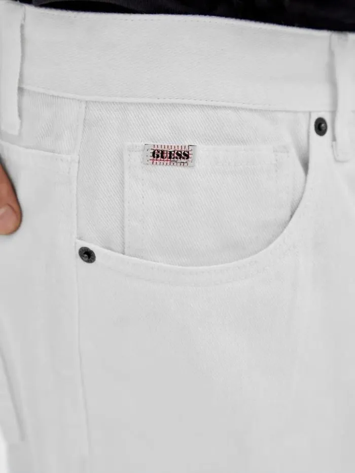 Men GUESS Jeans and Denim GUESS Originals Kit Relaxed Jeans Pure White