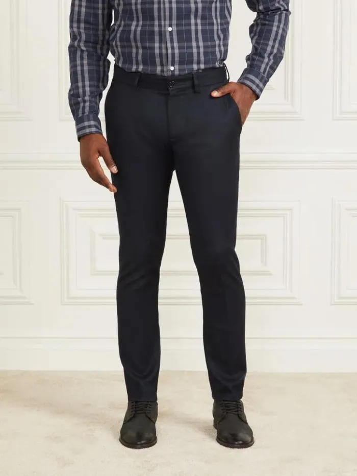 Men GUESS Pants and Shorts Eco Ciro Napoli Pant Bleu lgant