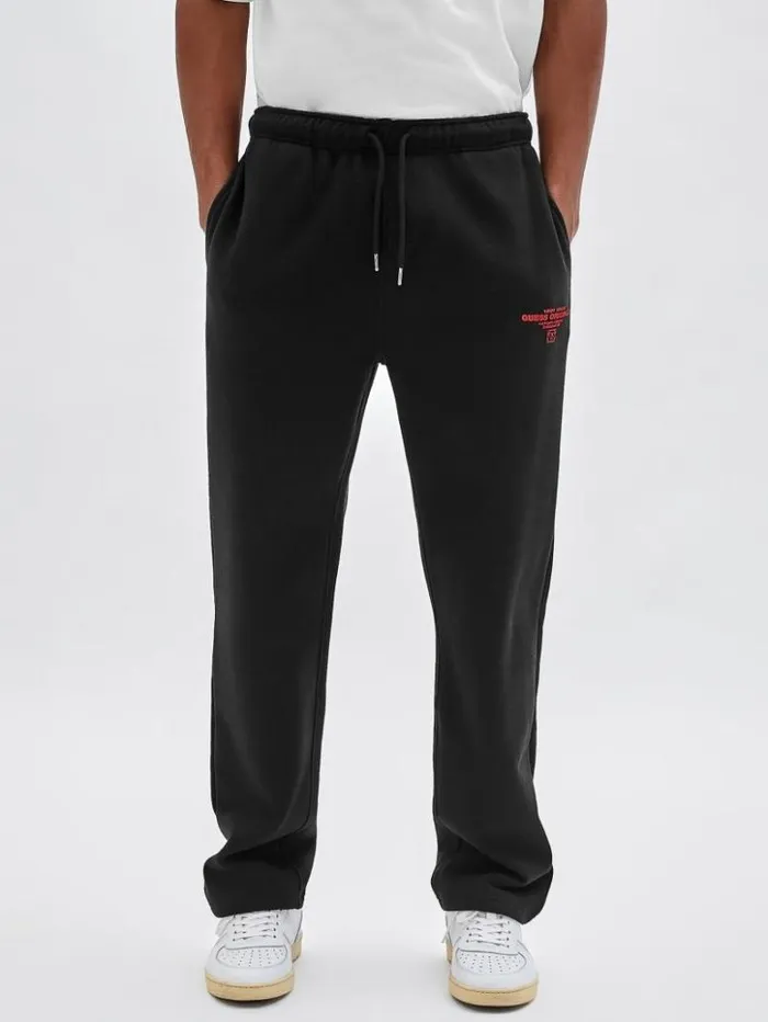 Men GUESS Pants and Shorts GUESS Originals Sweatpants Black
