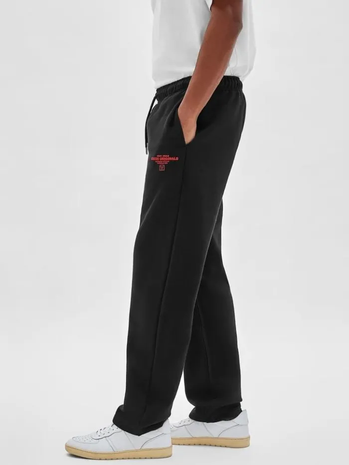 Men GUESS Pants and Shorts GUESS Originals Sweatpants Black