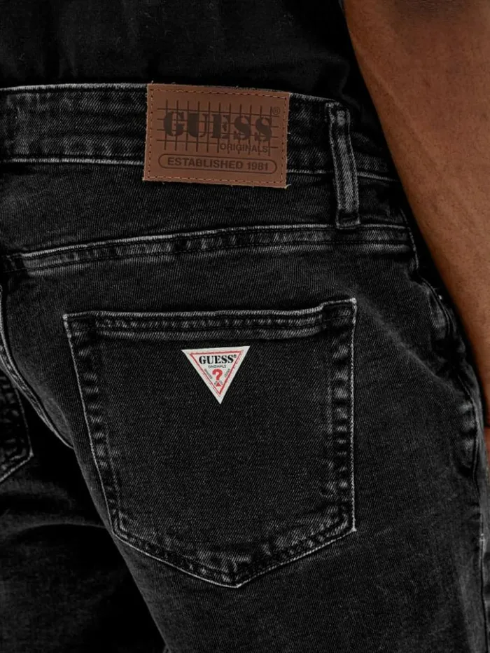 Men GUESS Pants and Shorts GUESS Originals Wash Skinny Pant Go Soto Blk Wash Men GUESS Pants and Shorts GUESS Originals Wash Skinny Pant Go Soto Blk Wash