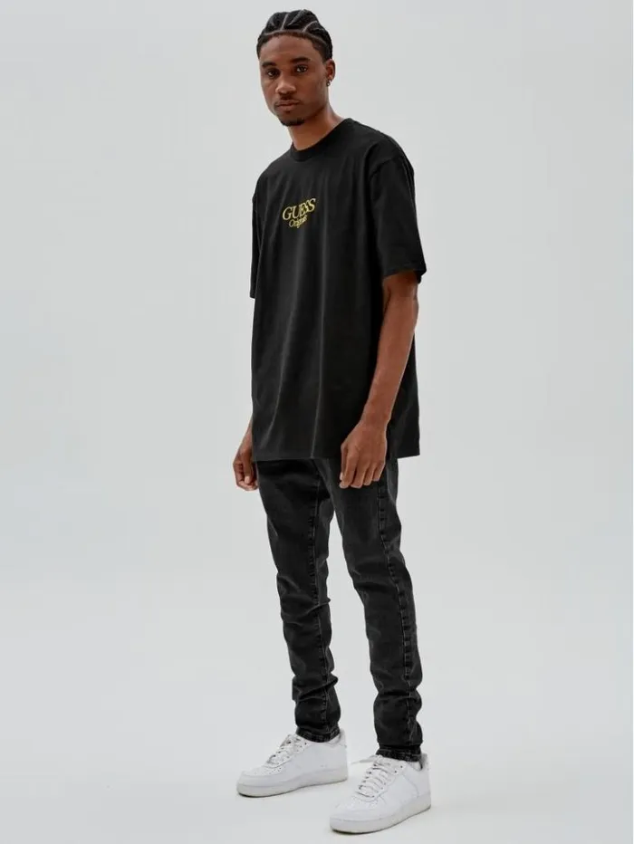 Men GUESS Pants and Shorts GUESS Originals Wash Skinny Pant Go Soto Blk Wash Men GUESS Pants and Shorts GUESS Originals Wash Skinny Pant Go Soto Blk Wash