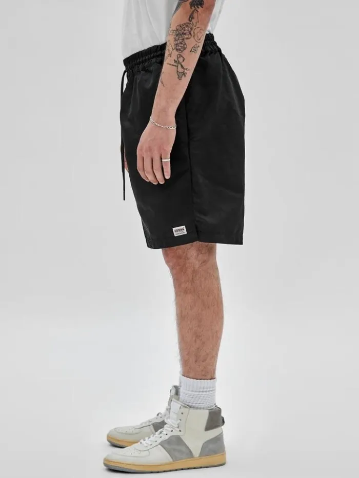 Men GUESS Pants and Shorts GUESS Originals Washed Nylon Shorts Jet Black Multi Men GUESS Pants and Shorts GUESS Originals Washed Nylon Shorts Jet Black Multi