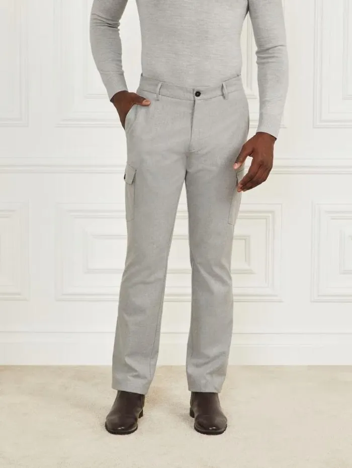 Men GUESS Pants and Shorts Jack Cargo Pant Light Stone Heather