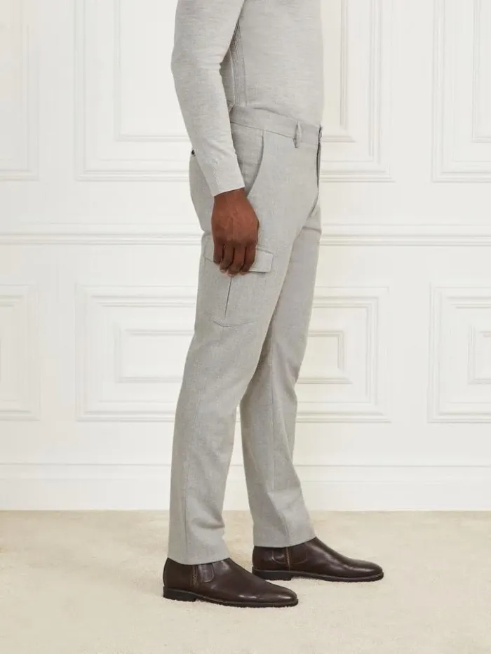 Men GUESS Pants and Shorts Jack Cargo Pant Light Stone Heather