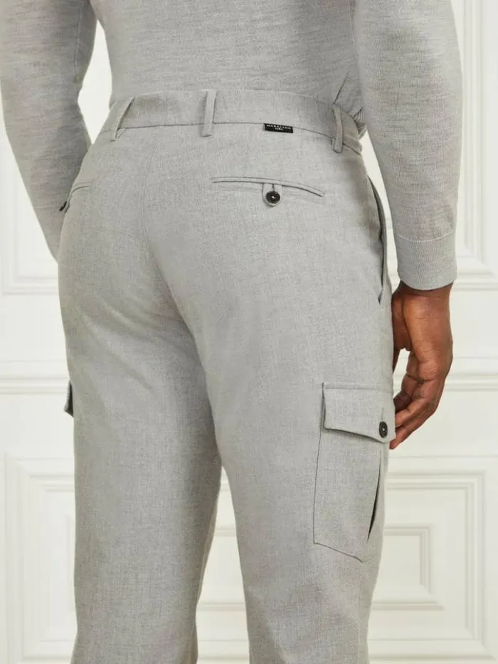 Men GUESS Pants and Shorts Jack Cargo Pant Light Stone Heather
