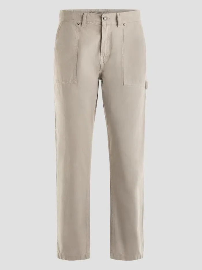 Men GUESS Pants and Shorts Karpenter Pants Pasadena Stone