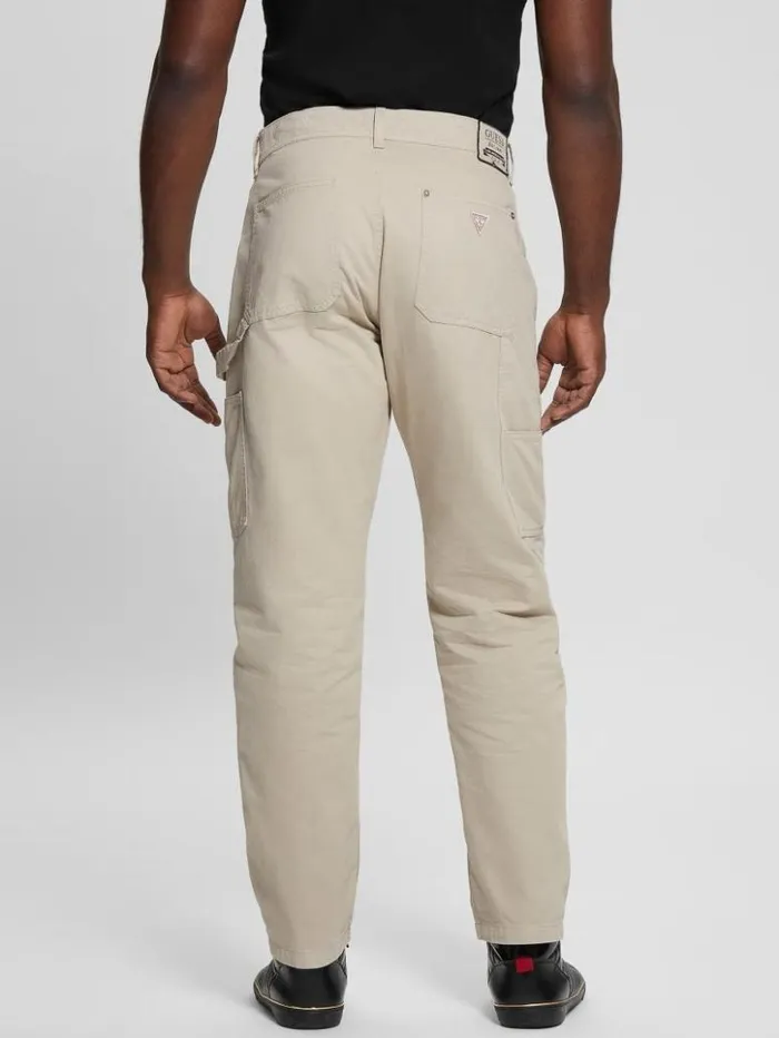 Men GUESS Pants and Shorts Karpenter Pants Pasadena Stone