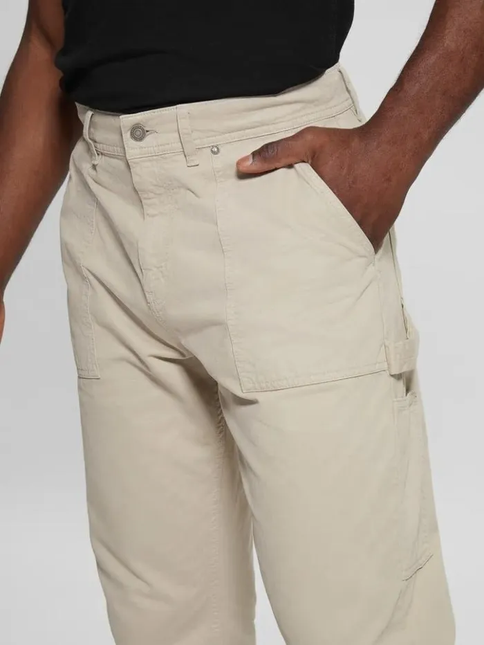 Men GUESS Pants and Shorts Karpenter Pants Pasadena Stone