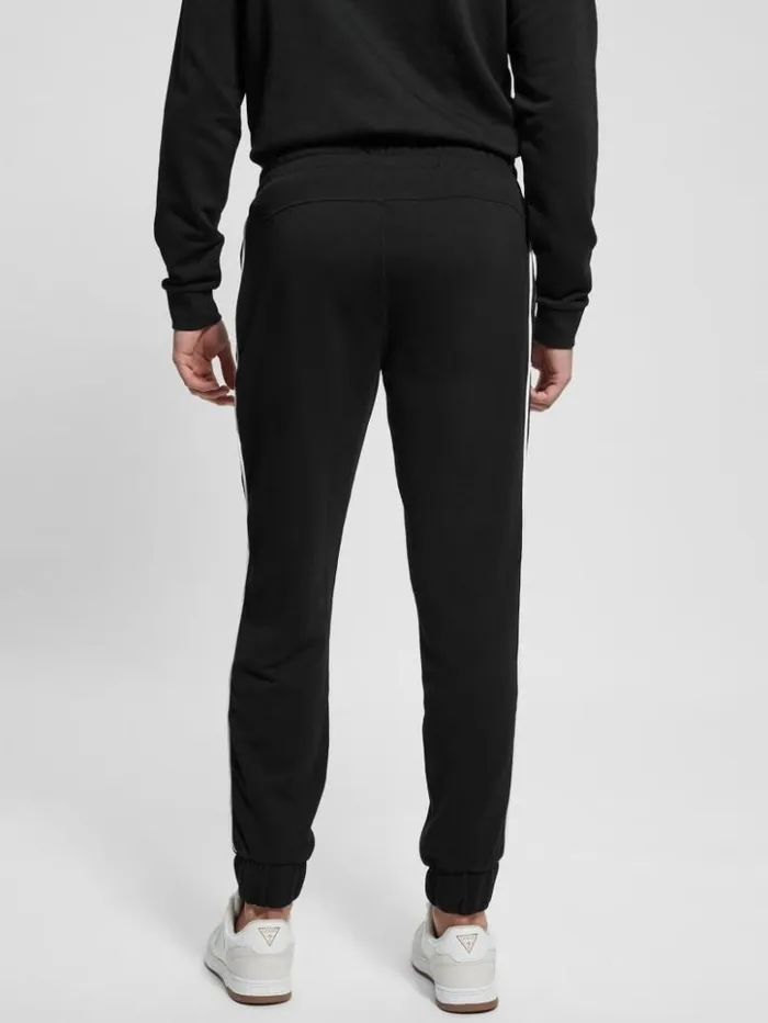Men GUESS Pants and Shorts Lugh Cuffed Joggers Black