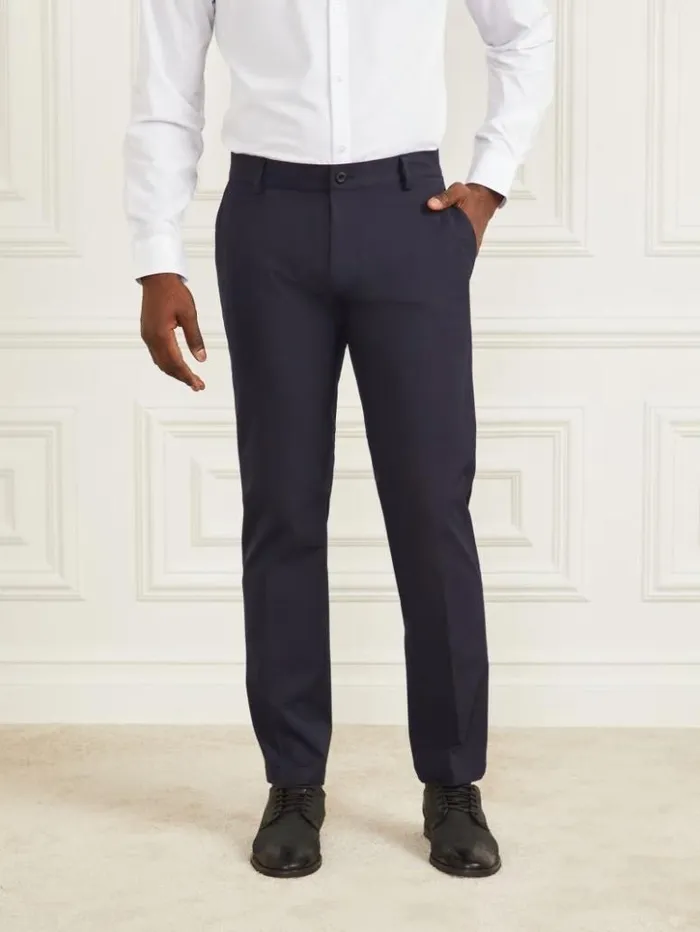 Men GUESS Pants and Shorts Marcello Performing Chino Pants Bleu lgant