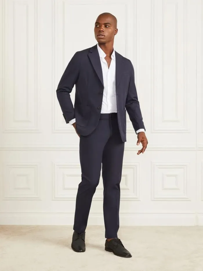 Men GUESS Pants and Shorts Marcello Performing Chino Pants Bleu lgant