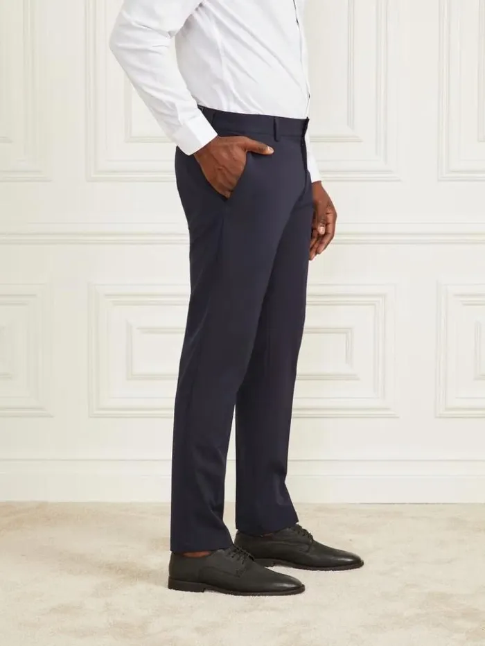 Men GUESS Pants and Shorts Marcello Performing Chino Pants Bleu lgant