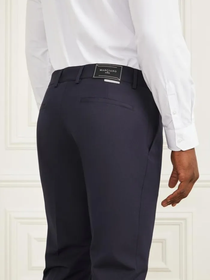 Men GUESS Pants and Shorts Marcello Performing Chino Pants Bleu lgant