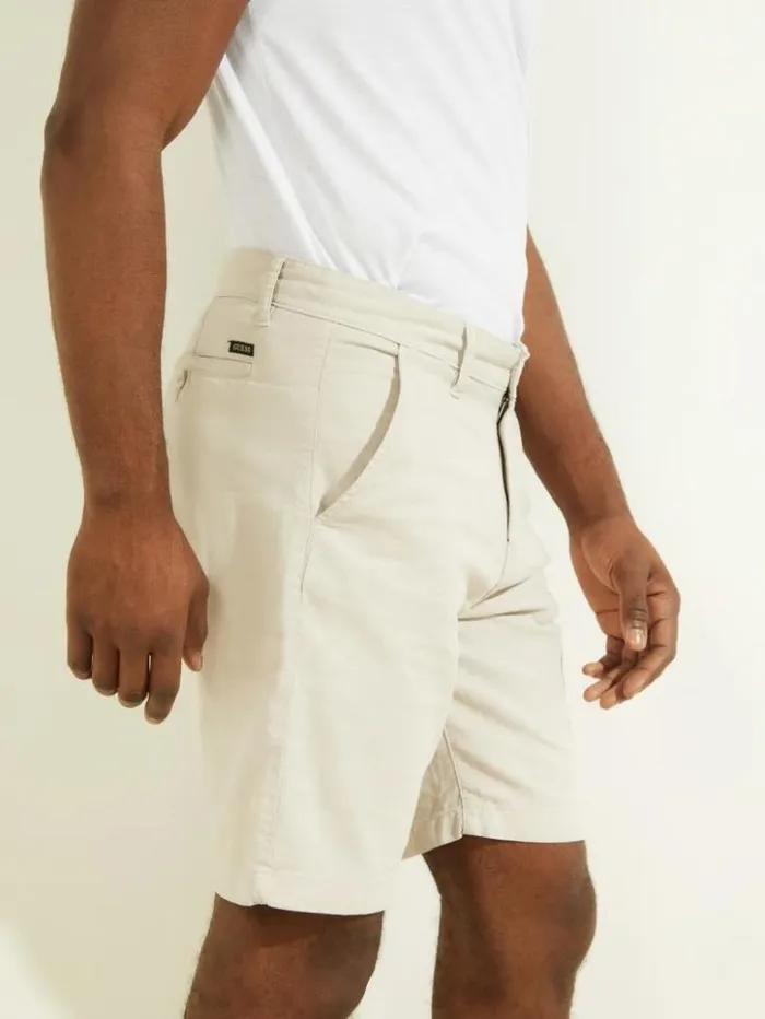 Men GUESS Pants and Shorts Otis Herringbone Chino Shorts Grey Boundary Multi Men GUESS Pants and Shorts Otis Herringbone Chino Shorts Grey Boundary Multi