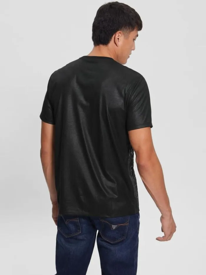 Men GUESS TShirts and Tanks Alameda Snake Tee Black