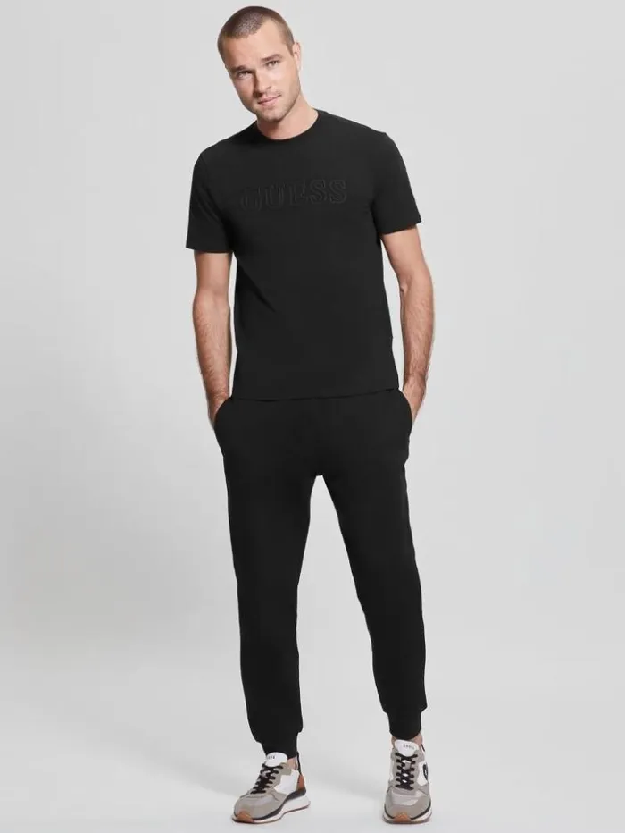 Men GUESS TShirts and Tanks Eco Alphy Tee Black